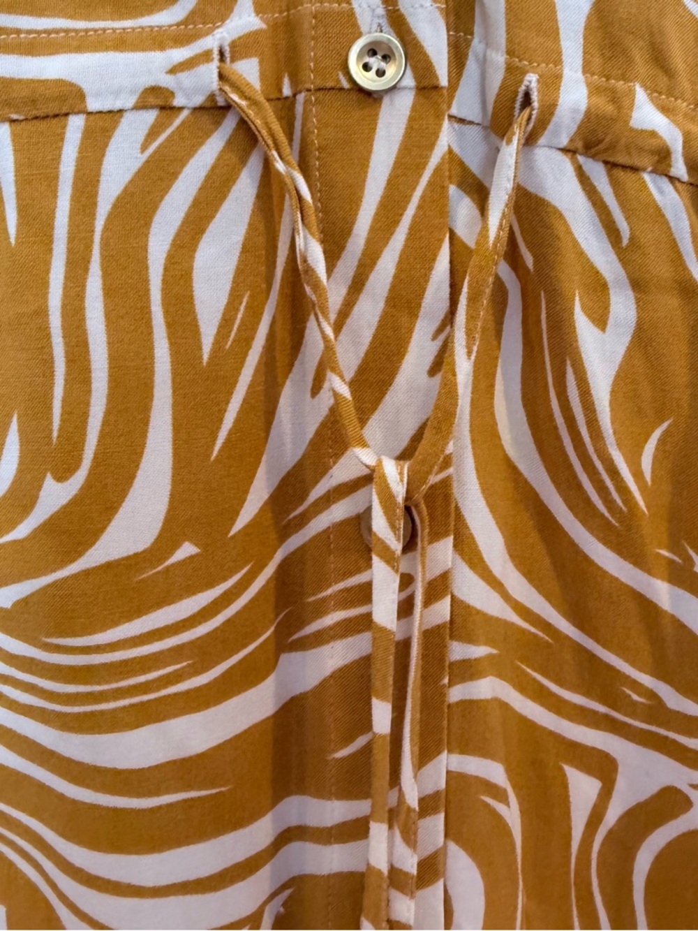 Soft Surroundings Abstract Zebra Button-Front Maxi Dress - Small - Picture 4 of 7